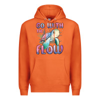 Carrot go with flow turtle Premium Hoodie - MaliasSmallBusiness