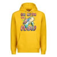 Lemon go with flow turtle Premium Hoodie - MaliasSmallBusiness