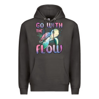 Smoke go with flow turtle Premium Hoodie - MaliasSmallBusiness