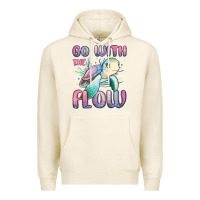 Tofu go with flow turtle Premium Hoodie - MaliasSmallBusiness