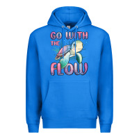 True Royal go with flow turtle Premium Hoodie - MaliasSmallBusiness