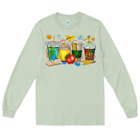 Matcha teacher coffee cups tbw Long Sleeve Tee - texasbilliewilder