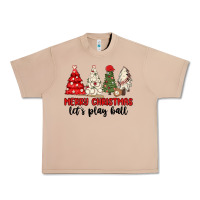 Burro merry christmas let s play ball baseball Urban Heavy Tee - MaliasSmallBusiness