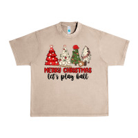 French Oak merry christmas let s play ball baseball Urban Heavy Tee - MaliasSmallBusiness