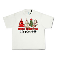 Pistachio merry christmas let s play ball baseball Urban Heavy Tee - MaliasSmallBusiness