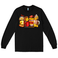 Black softball coffee cups Long Sleeve Tee - AdoDesignShop