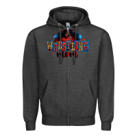 Charcoal Heather wrestling mom Zipper Hoodie - Zillion Design Studio
