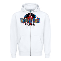 White wrestling mom Zipper Hoodie - Zillion Design Studio