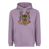 Lavender oh deer Christmas Heavyweight Hoodie - BundleAndBundleShop