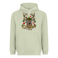 Matcha oh deer Christmas Heavyweight Hoodie - BundleAndBundleShop