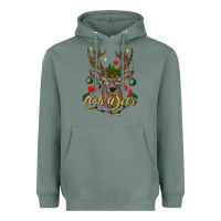 Sage oh deer Christmas Heavyweight Hoodie - BundleAndBundleShop
