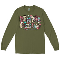 Army Green dental assistant Long Sleeve Tee - Zillion Design Studio