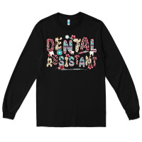 Black dental assistant Long Sleeve Tee - Zillion Design Studio