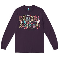 Plum dental assistant Long Sleeve Tee - Zillion Design Studio
