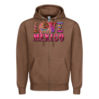 Chestnut love mexico Zipper Hoodie - CTS Tumbler Store