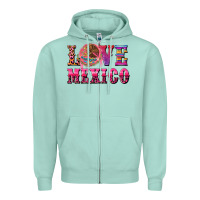 Seafoam love mexico Zipper Hoodie - CTS Tumbler Store