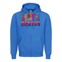 True Royal love mexico Zipper Hoodie - CTS Tumbler Store