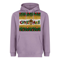 Lavender Christmas with cross Heavyweight Hoodie - BundleAndBundleShop