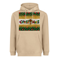 Mushroom Christmas with cross Heavyweight Hoodie - BundleAndBundleShop