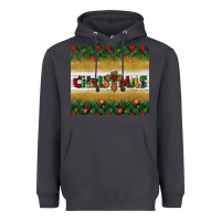Smoke Christmas with cross Heavyweight Hoodie - BundleAndBundleShop