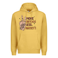 Antique Gold more tattoos less anxiety Premium Hoodie - MaliasSmallBusiness