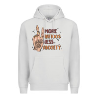 Dove Grey more tattoos less anxiety Premium Hoodie - MaliasSmallBusiness