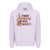 Lilac more tattoos less anxiety Premium Hoodie - MaliasSmallBusiness