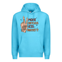 Ocean Blue more tattoos less anxiety Premium Hoodie - MaliasSmallBusiness