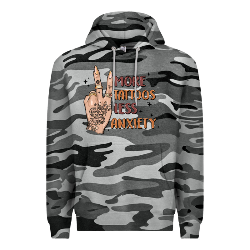 More Tattoos Less Anxiety Premium Hoodie by MaliasSmallBusiness | Teevron