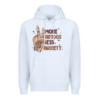 White more tattoos less anxiety Premium Hoodie - MaliasSmallBusiness