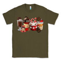 Army Green Chocolate Love Coffee Cups Classic Tee - FaDigitalArtStudio