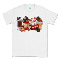 White Chocolate Love Coffee Cups Classic Tee - FaDigitalArtStudio