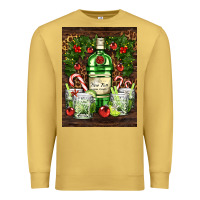 Antique Gold gin tonic cocktail Premium Sweatshirt - AdoDesignShop