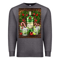 Charcoal Heather gin tonic cocktail Premium Sweatshirt - AdoDesignShop