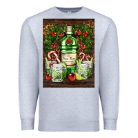 Heather Grey gin tonic cocktail Premium Sweatshirt - AdoDesignShop