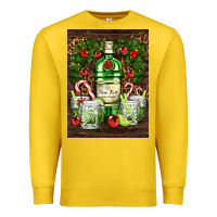Lemon gin tonic cocktail Premium Sweatshirt - AdoDesignShop