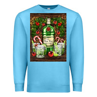 Ocean Blue gin tonic cocktail Premium Sweatshirt - AdoDesignShop
