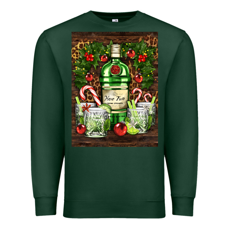 Gin Tonic Cocktail Premium Sweatshirt by AdoDesignShop | Teevron