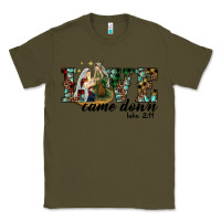 Army Green love came down holy family Classic Tee - RanaPortraitStore