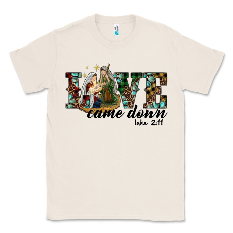 Love Came Down Holy Family Classic Tee by RanaPortraitStore | Teevron