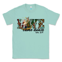 Seafoam love came down holy family Classic Tee - RanaPortraitStore