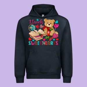 I Teach Sweethearts Urban Hoodie Designed By Nancycooperartshop