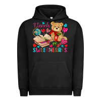 Pigment Black i teach sweethearts Urban Hoodie - NancyCooperArtShop
