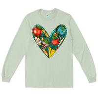 Matcha teacher  heart Long Sleeve Tee - texasbilliewilder