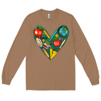 Toasted Coconut teacher  heart Long Sleeve Tee - texasbilliewilder