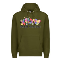 Army Green autism awareness Premium Hoodie - MaliasSmallBusiness