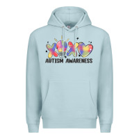 Blue Mist autism awareness Premium Hoodie - MaliasSmallBusiness