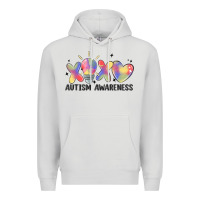 Dove Grey autism awareness Premium Hoodie - MaliasSmallBusiness