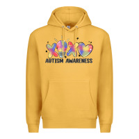 Mustard autism awareness Premium Hoodie - MaliasSmallBusiness