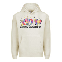 Oatmeal Heather autism awareness Premium Hoodie - MaliasSmallBusiness